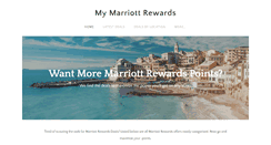 Desktop Screenshot of mymarriottrewards.com