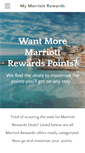 Mobile Screenshot of mymarriottrewards.com