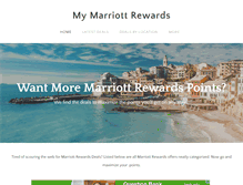 Tablet Screenshot of mymarriottrewards.com